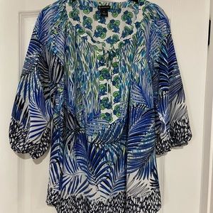 Women’s peasant top spring top size 1x women’s plus top